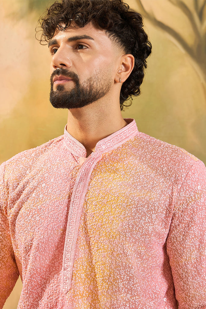 Multi Viscose Rayon Solid Embroidered Straight Kurta MKU1437