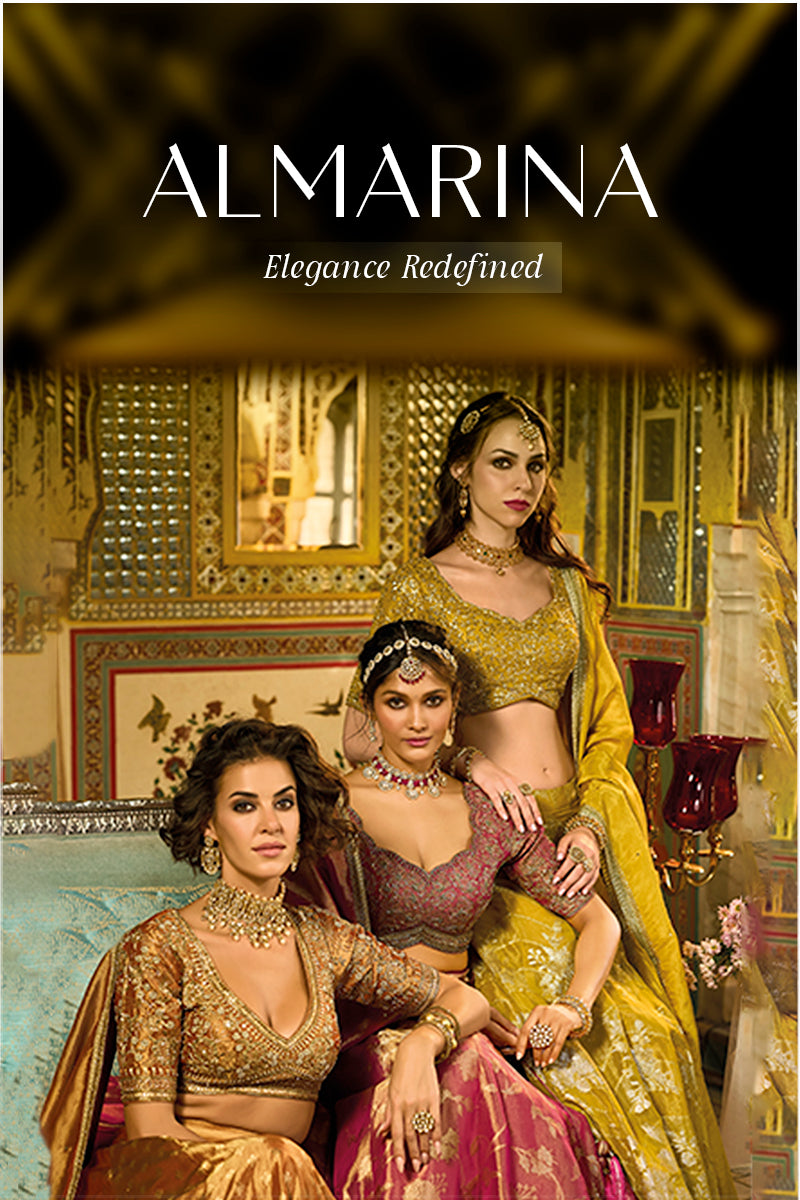 Almarina Readymade Silk Blend Lehenga Choli