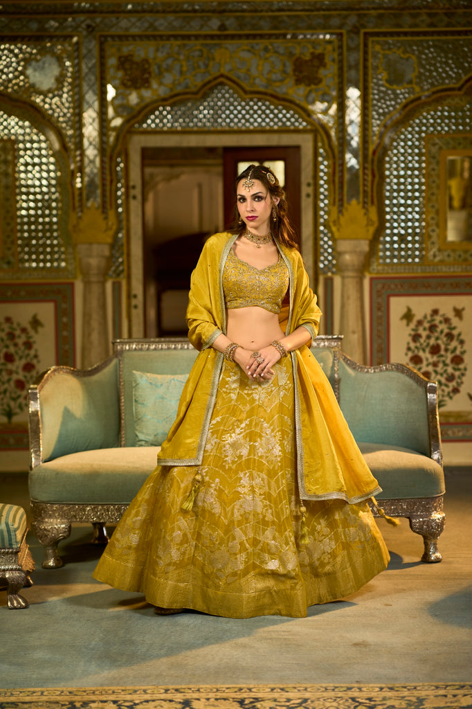 Almarina Readymade Silk Blend Lehenga Choli