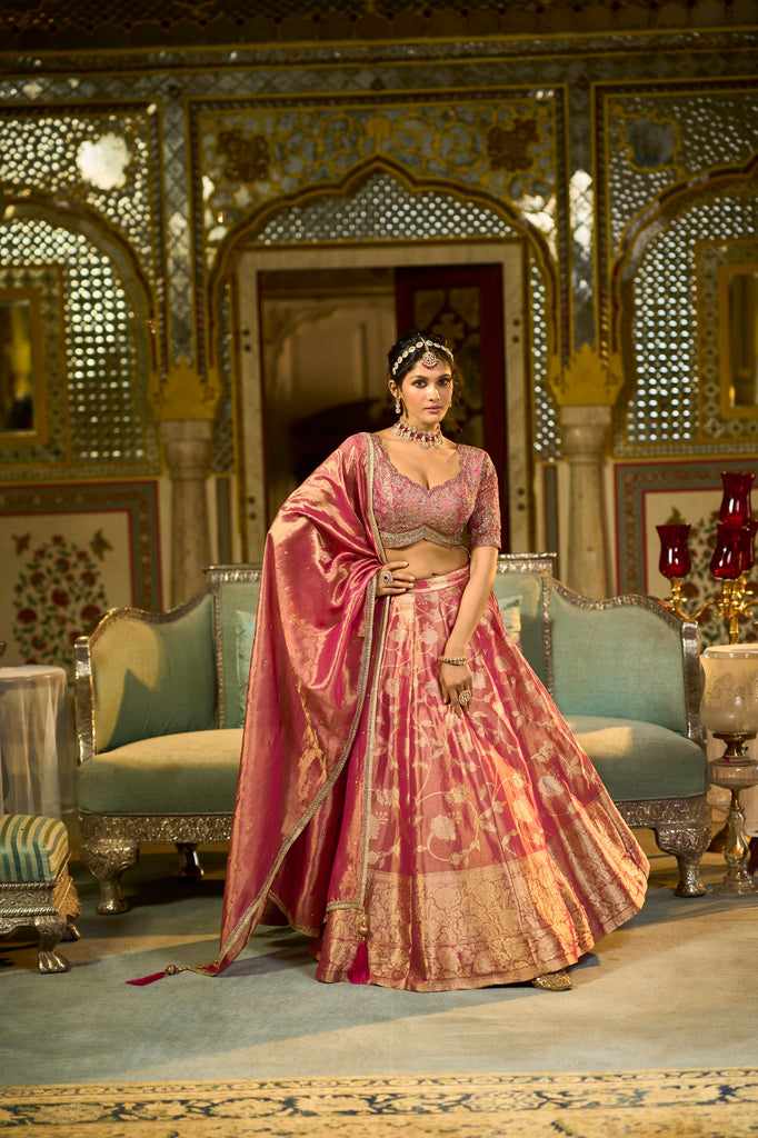 Almarina Readymade Silk Blend Lehenga Choli