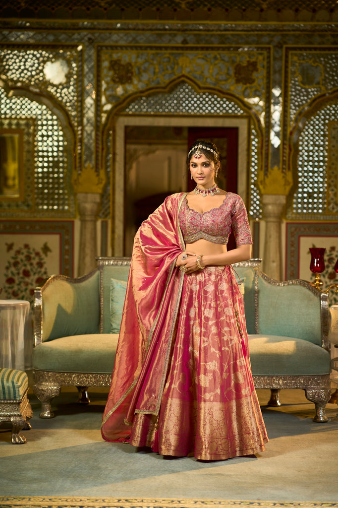 Almarina Readymade Silk Blend Lehenga Choli