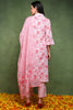 Pink Pure Cotton Floral Printed Straight Suit Set JPSKD1015PNK