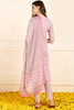 Pink Pure Cotton Floral Printed Straight Suit Set JPSKD1033PNK