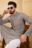 Ethnic Bay Grey Viscose Rayon Solid Embroidered Straight Chikankari Kurta MKU1049