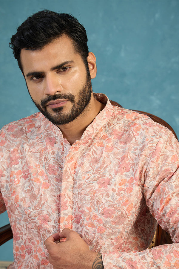 Multi Viscose Rayon Embroidered Calf Length Straight Regular Kurta MKU1759