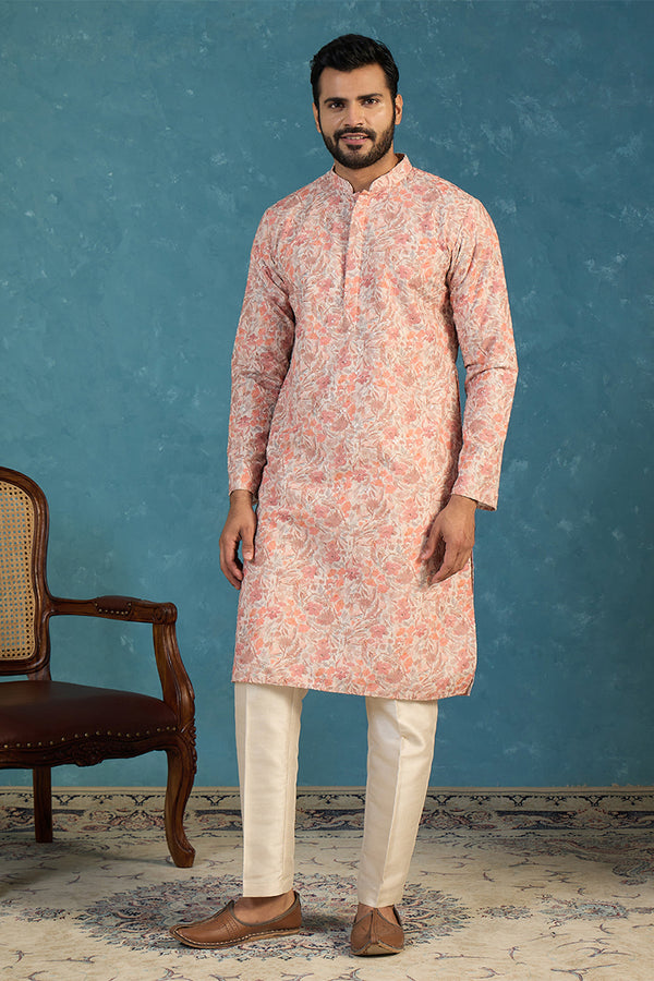 Multi Viscose Rayon Embroidered Calf Length Straight Regular Kurta MKU1759