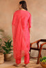 Fuchsia Poly Chanderi Solid Straight Suit Set PKSKD1089