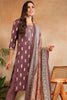 Mauve Silk Blend Ethnic Motifs Embroidered Straight Suit Set PKSKD2161