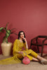 Mustard Silk Blend Solid Embroidered Straight Suit Set PKSKD2434