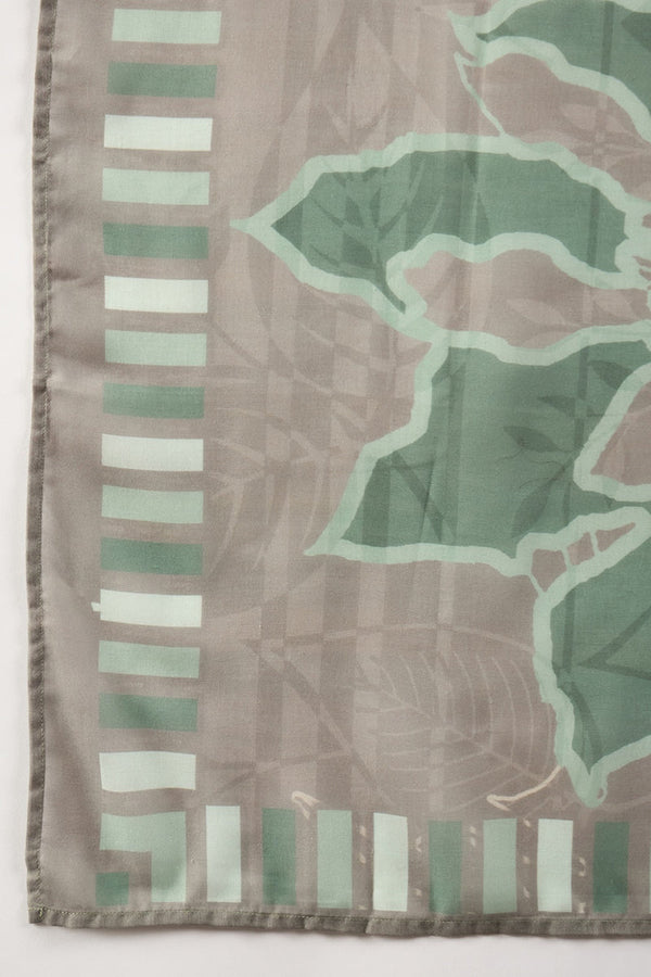 Green Rayon Blend Abstract Printed Straight Trouser Bottom Suit Set SETPKSKD2541GRN (M To 3XL Set)