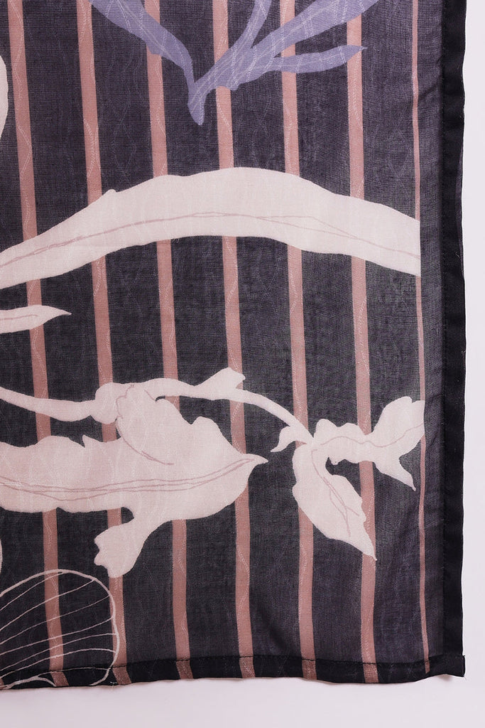 Black Rayon Blend Floral Printed Straight Trouser Bottom Suit Set SETPKSKD2543BLK (M To 3XL Set)