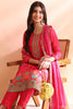 Pink Silk Blend Ethnic Motifs Straight Trouser Suit Set PKSKD2584