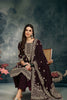 Purple Velvet Ethnic Motifs Printed Straight Suit Sets PKSKD2769