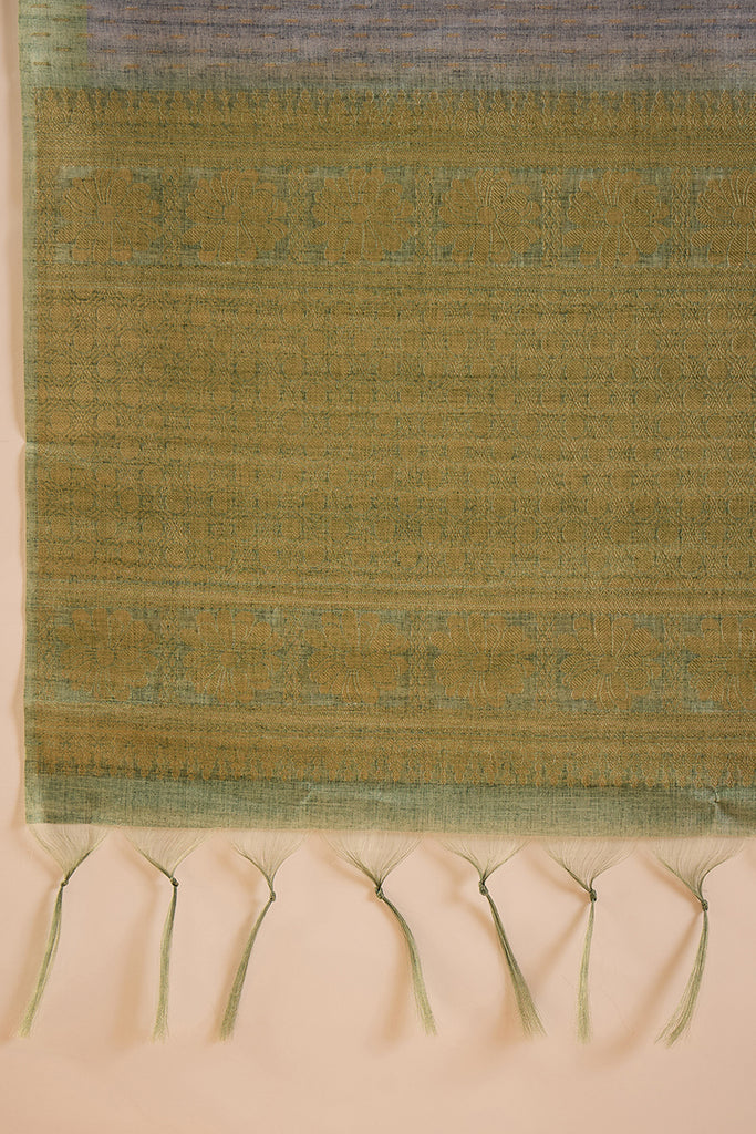 Blue Silk Blend Solid Woven Design Straight Kurta Trouser With Dupatta SKSKD3026