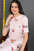 Women Cotton Fabric Pink Printed Fancy Daily Wear Kurti VCK1582