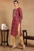 Pink Viscose Rayon Ethnic Motifs Printed Straight Kurta VCK9526