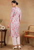 Multi Color Cotton Blend Embroidered Floral Printed Straight Kurta VCK9755