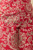 Red Rayon Blend Floral Printed Co-Ord Set VCORD1110