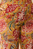 Mustard Yellow Rayon Blend Floral Printed Co-Ord Set VCORD1122