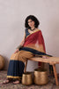 Multi Linen Kalamkari Printed Saree With Blouse Piece VFSAR1064