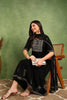 Black Silk Blend Anarkali Yoke Design Kurta Pant With Dupatta VKSKD1782