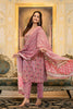 Pink Rayon Blend Ethnic Motifs Printed Straight Suit Set VKSKD2100