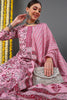 Pink Rayon Blend Floral Printed Straight Suit Set VKSKD2168