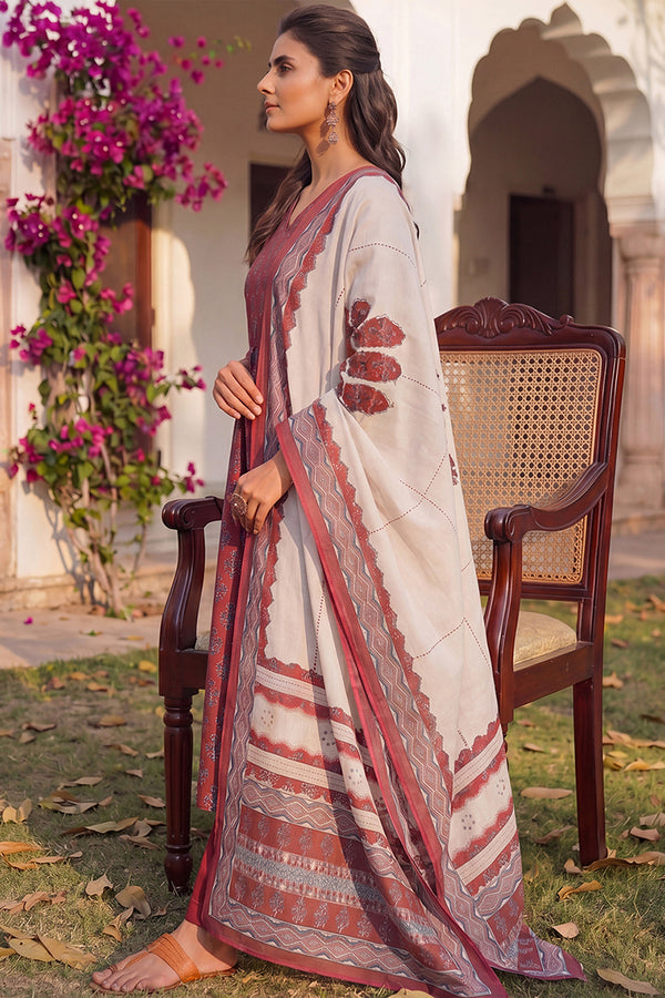 Maroon Rayon Blend Floral Printed A-Line Kurta Palazzo With Dupatta VKSKD2373
