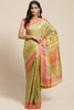 Green Art Silk Printed Saree With Blouse Piece VSAR1182