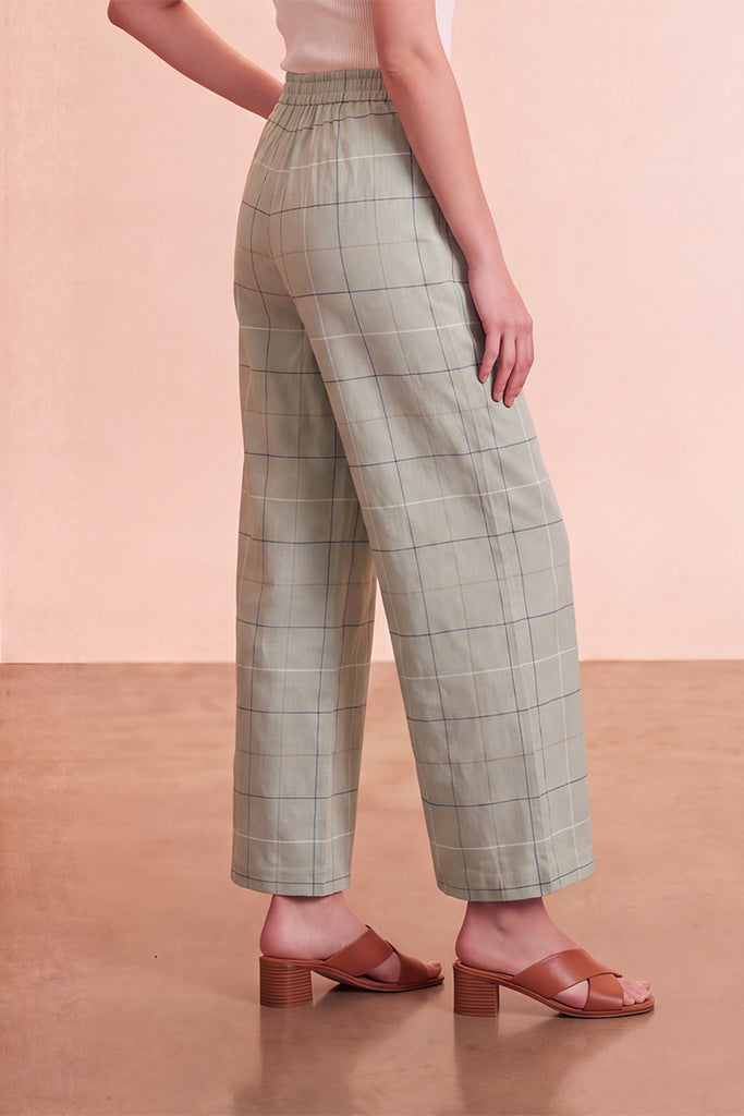 Green Geometric Printed Trouser WBOT1005