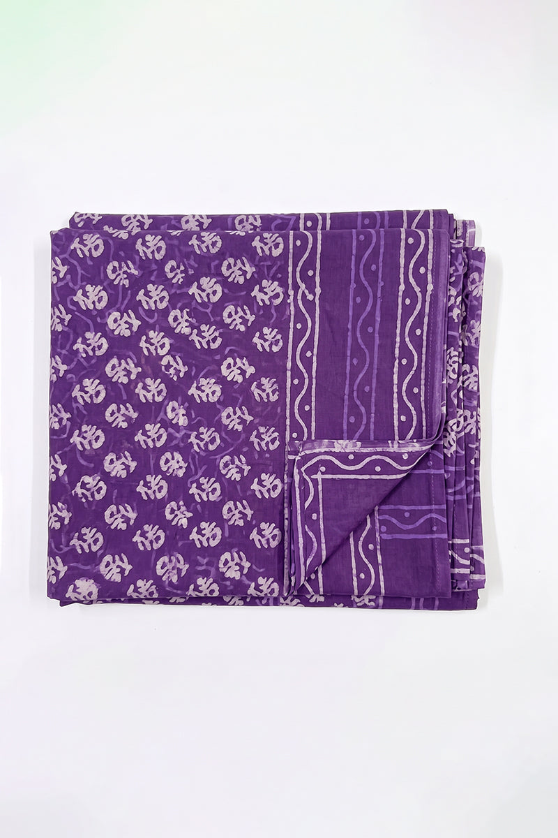Violet Abstract Printed Dupatta WDPT1003