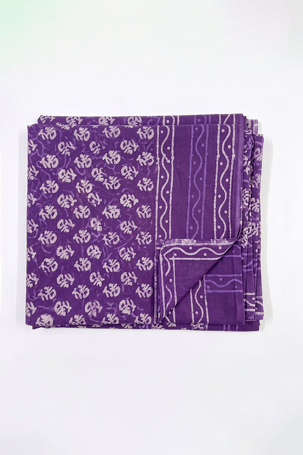 Violet Abstract Printed Dupatta WDPT1003