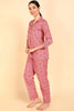  Women Rose Gold Printed Night suit