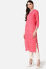   Casual Wear Pink Printed Kurti