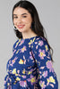  Women Navy Blue Printed Floral Tops