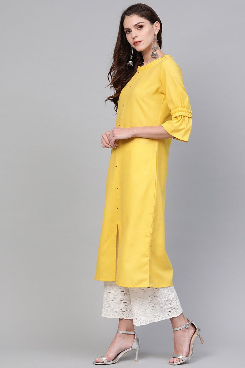   Casual Wear Cotton Trendy Kurti