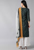  Women Green Ethnic Motifs Printed Regular Kurta with Palazzos With Dupatta Set