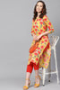   Printed Stylish Yellow Color Kurti