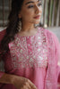 Pink Floral Yoke Design Panelled Suit Set PKSKD1432