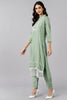  Women Solid Kurta with Trousers