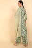  Women Cream Printed Kurti Palazzos With Dupatta