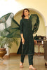  Women Green Ethnic Motifs Printed Kurta Set With Dupatta