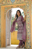  Women Lavender Embroidered Kurta Trousers With Dupatta