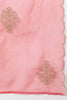 Pink Silk Blend Straight Kurta Palazzo With Dupatta PKSKD1872