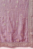 Lavender Silk Blend Straight Kurta Pant With Dupatta PKSKD1898