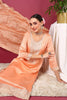 Peach Silk Blend Straight Kurta Pant With Dupatta PKSKD1899