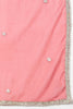 Silk Blend Blush Pink Straight Kurta Pant With Dupatta PKSKD1939