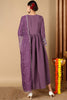 Purple Silk Blend Embroidered Anarkali Suit Set PKSKD1998