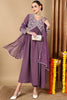 Purple Silk Blend Embroidered Anarkali Suit Set PKSKD1998