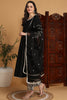 Black Silk Blend Solid Embroidered Anarkali Suit Set PKSKD2214